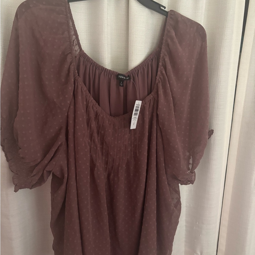 Torrid Women's Mauve Blouse
